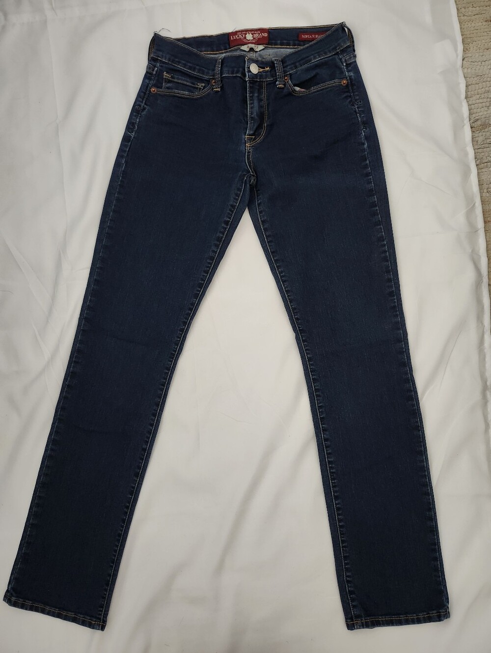 Lucky Brand Dark Indigo Straight Leg Jeans - Picture 4 of 4